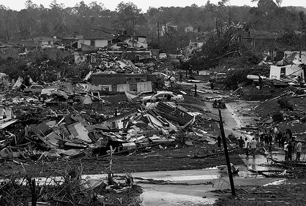 The tornado in Alabama USA.