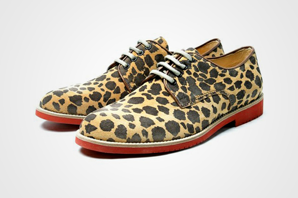 Leopard patterned shoes by Italian shoe manufacturer Boemos.