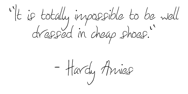A quote by Hardy Amies from his 1994 book The Englisman's Suit.