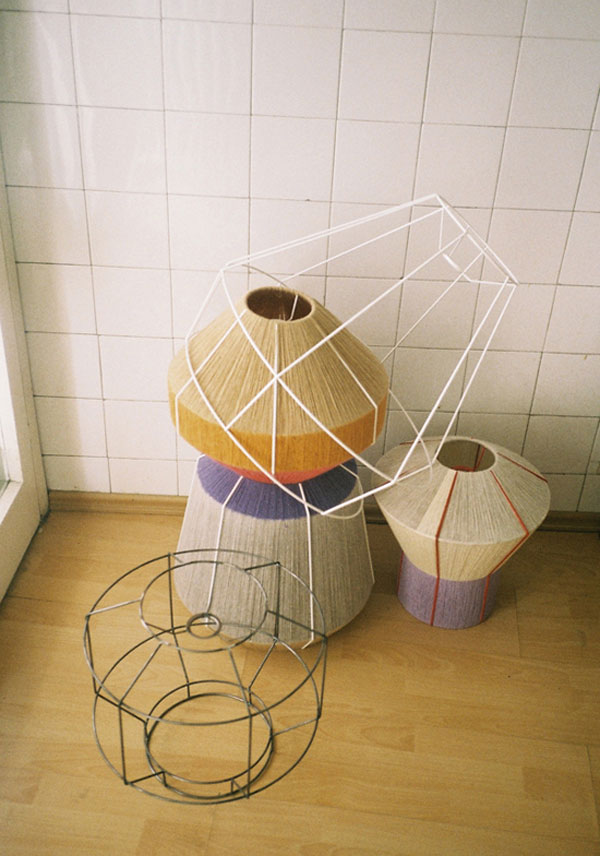 Bonbon Lamp designed by Serbian furniture and lighting designer Ana Kras.