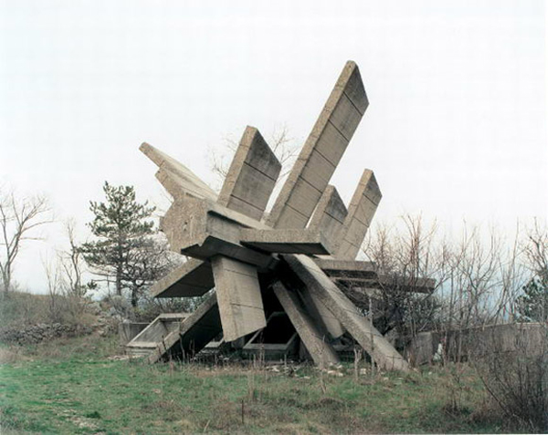 Mysterious concrete sculpture monuments in former Yugoslavia, photographed by Belgian photographer Jan Kempenaers.