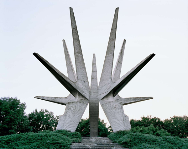 Mysterious concrete sculpture monuments in former Yugoslavia, photographed by Belgian photographer Jan Kempenaers.