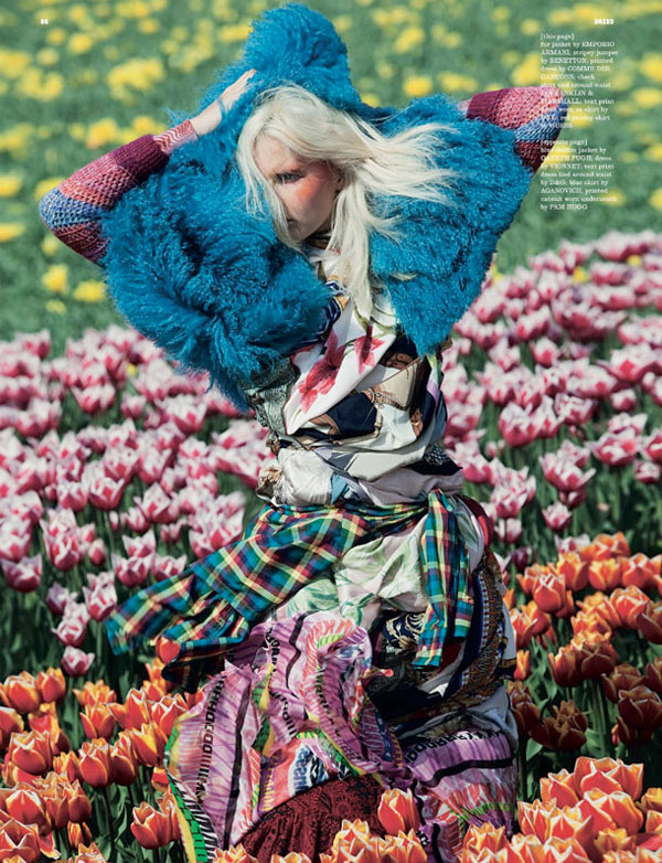 A fashion editorial with Dutch model Lisanne de Jong.