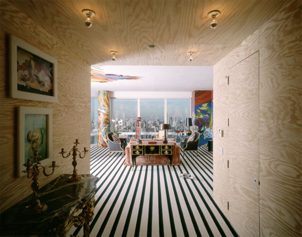 A NYC apartment interior.