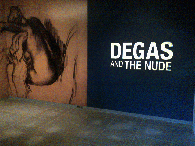 Nude drawings and paintings by French artist Edgar Degas at the Boston Museum of Fine Art.