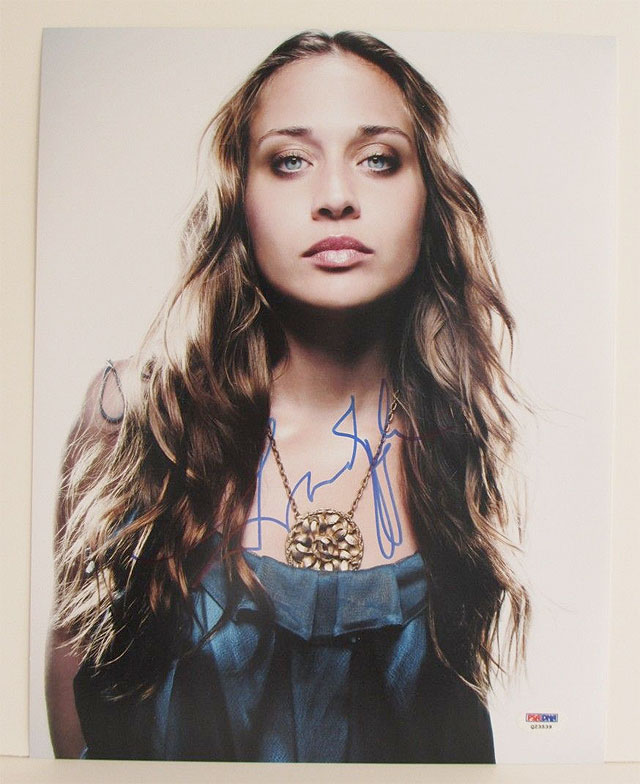 A signed photo of Fiona Apple McAfee Maggart