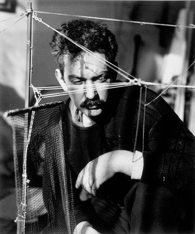 American sculptor Alexander Calder photographed by André Kertész