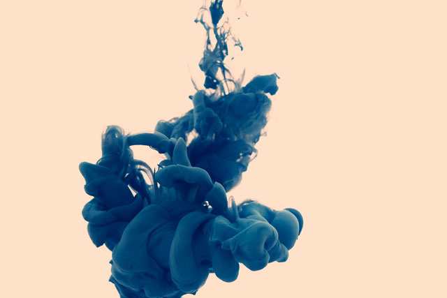 Disastro Ecologico ink underwater art Italian graphic designer and photographer Alberto Seveso.