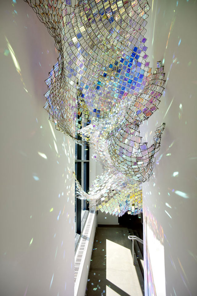 An art and sound sculpture exhibit by sculptor Soo Sunny Park and sound artist Spencer Topel.