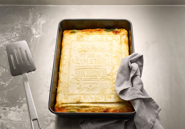 A edible fresh pasta lasagne cookbook.