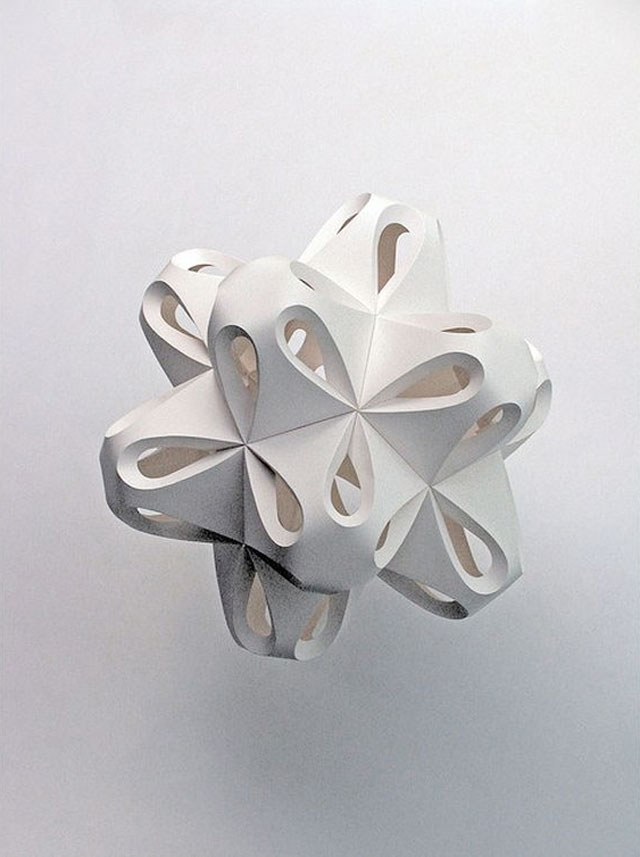 Three dimensional paper art by english sculptor Richard Sweeney.