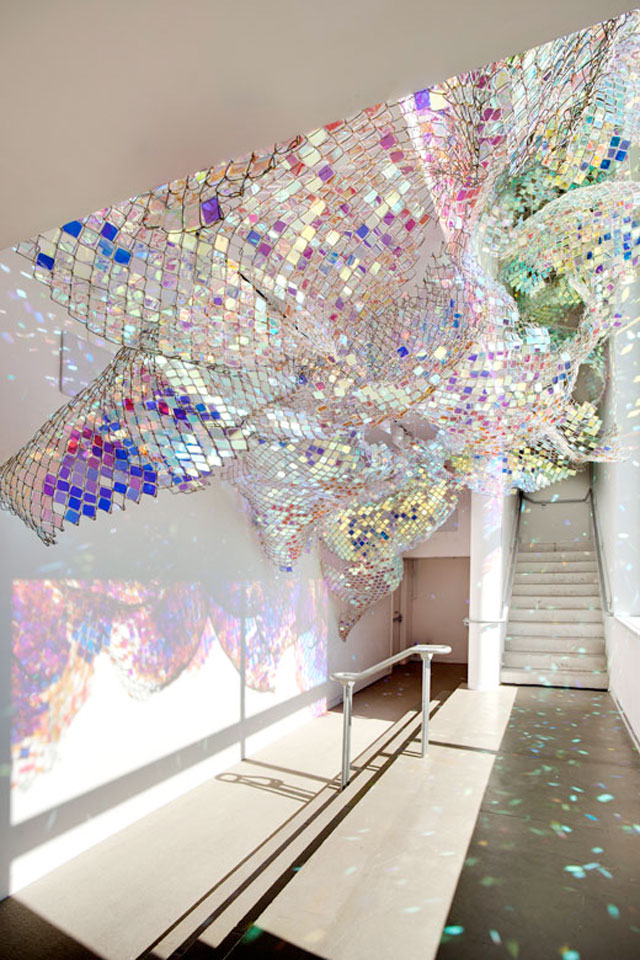 An art and sound sculpture exhibit by sculptor Soo Sunny Park and sound artist Spencer Topel.
