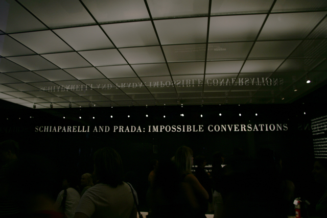 A fashion exhibit at the MET in NYC.