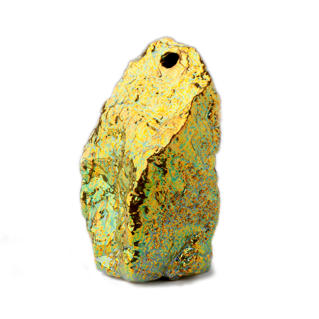 A Zsolany art vase designed and made by Julia Kunin.