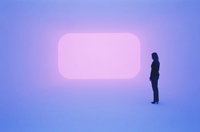 Dhatu art lighting installation by American artist James Turrell.