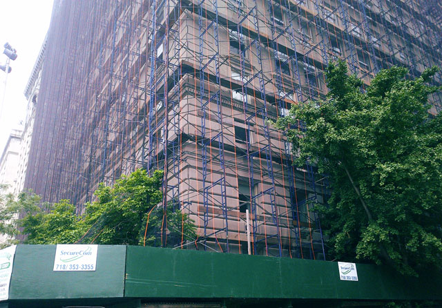 Sheer Pinstripes on the streets of NYC.